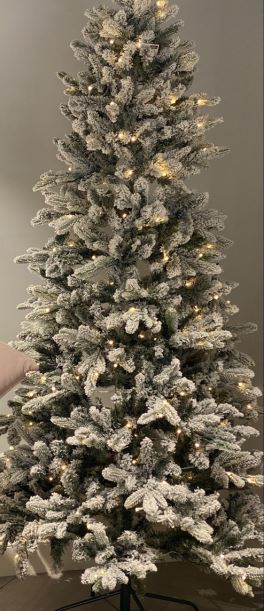 Iliadis Alexandros / Новогодняя елка, заснеженная, высота 210 см, встроенная гирлянда арт. 59660